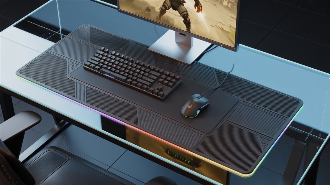 Desk Mats That Stop Your Setup From Sliding (Heavy Rubber Base)