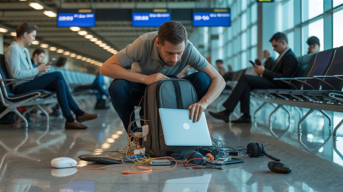 Laptop Lid Organizers That Stick On (No Backpack Rummaging)